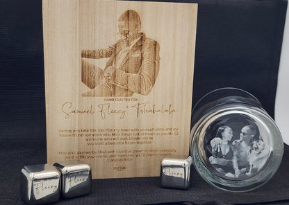 Prestige Single Rounded Glass Set