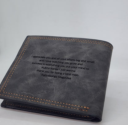 Premium Men's PU Leather Wallet