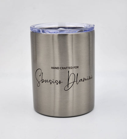 Personalised Whiskey tumbler