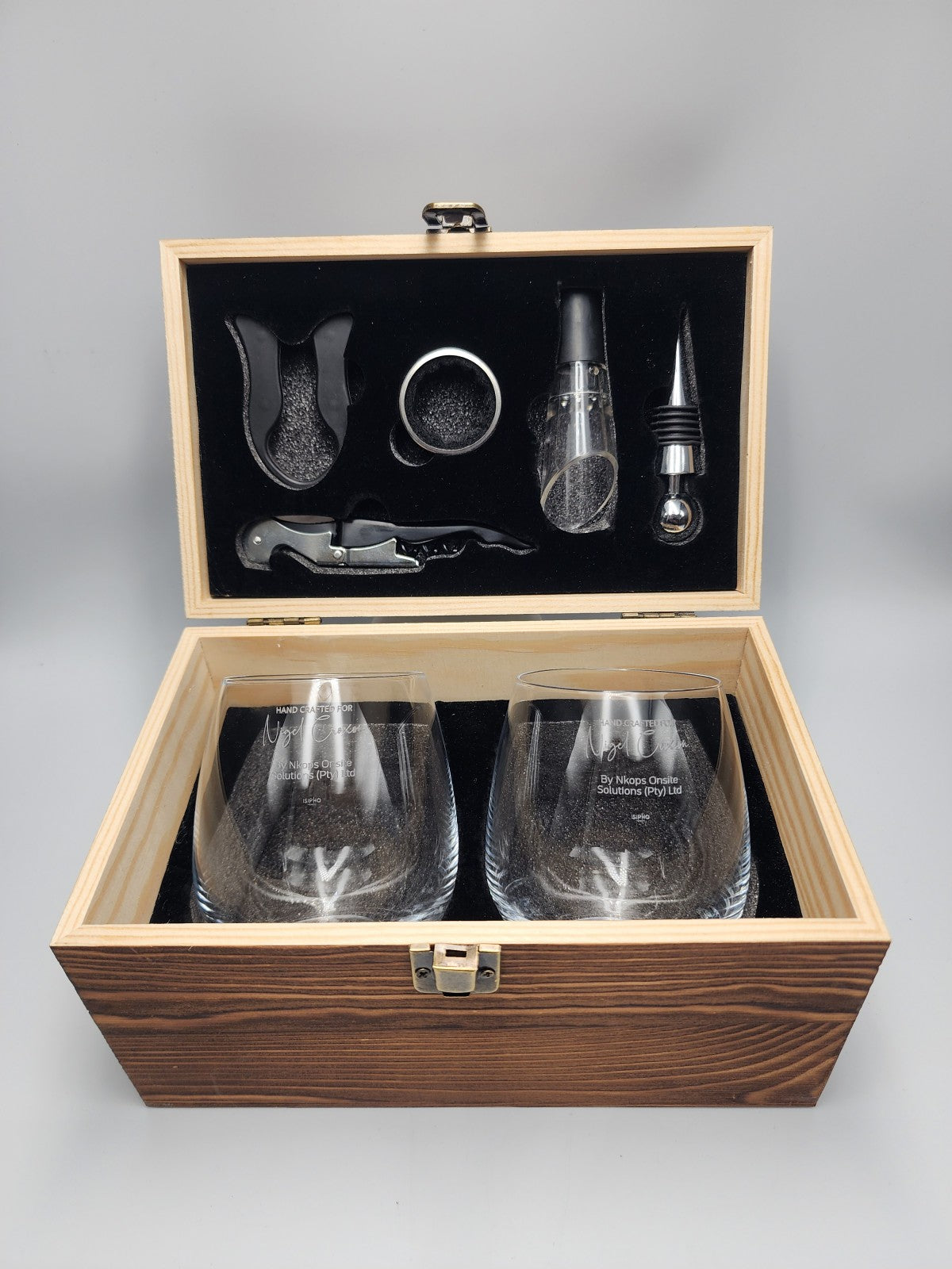 Double Stemless Wine Glass Premium Set