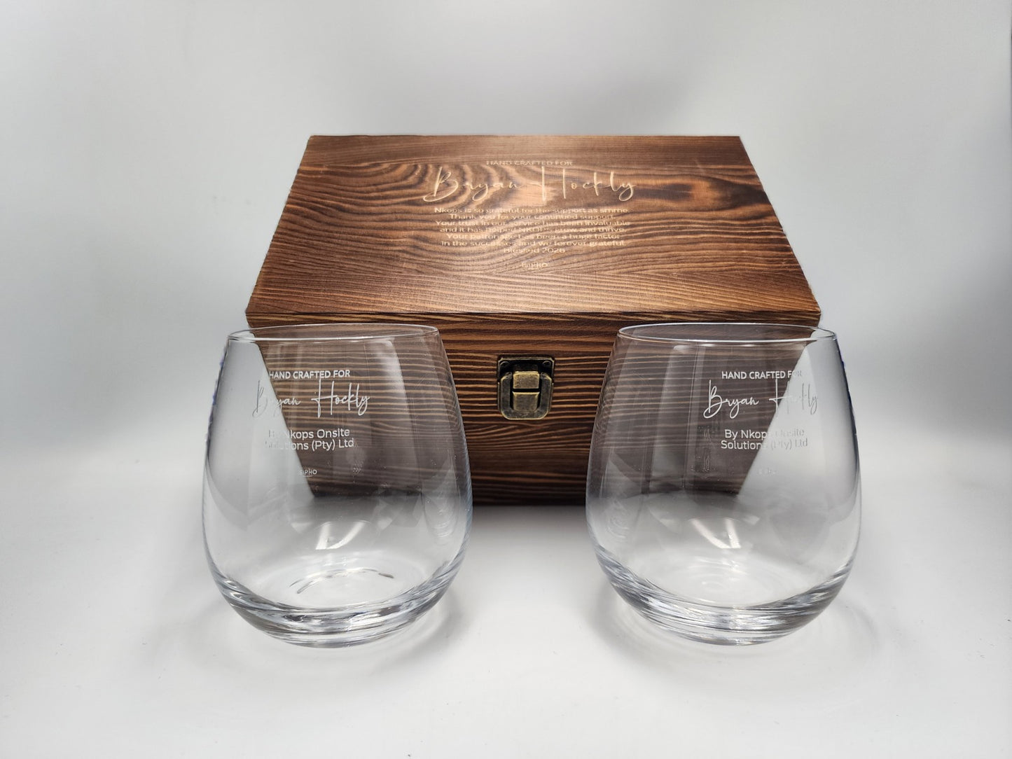 Double Stemless Wine Glass Premium Set