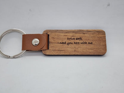 Wooden Keyring